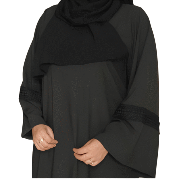 عباءة شتوية+ خمار هدية